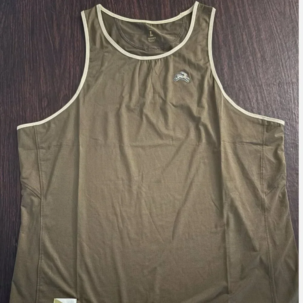 Rare Twilight Singlet Tank Top - Brown Men L
